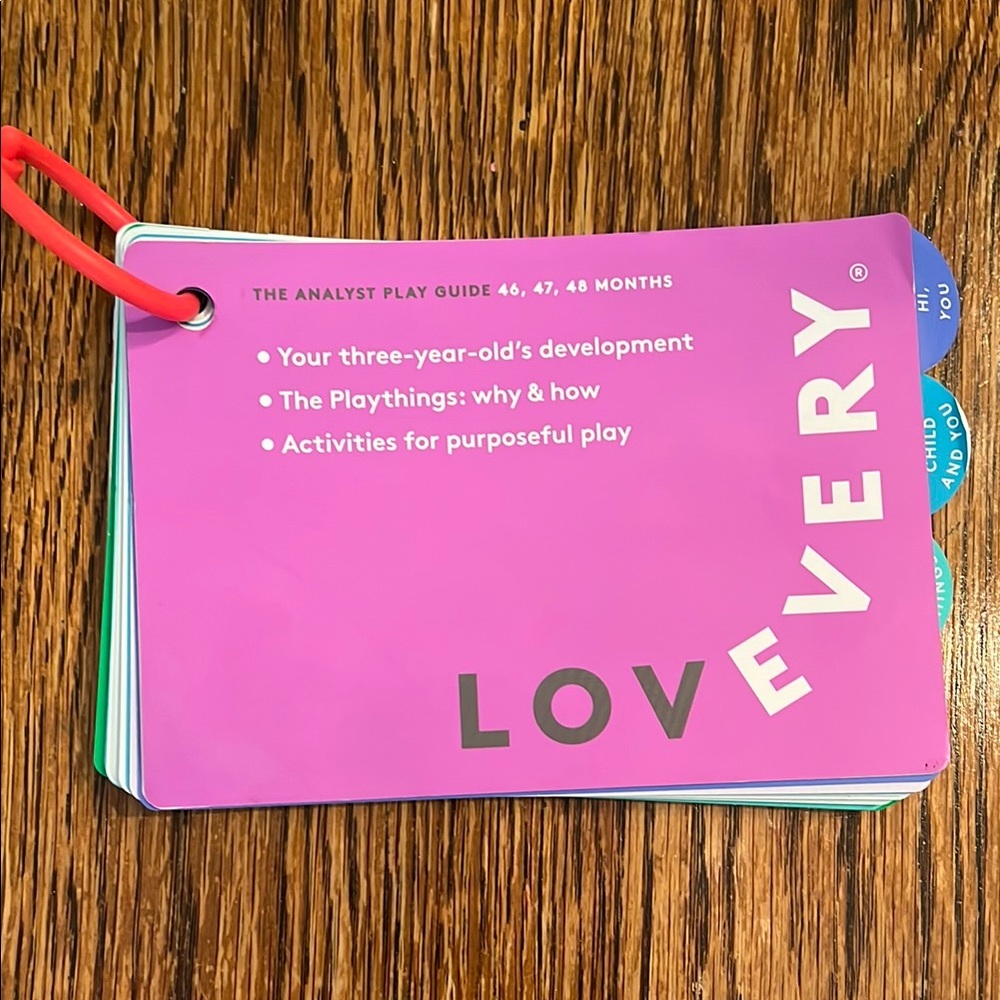 Lovevery Kids Learning Flashcards - Purple